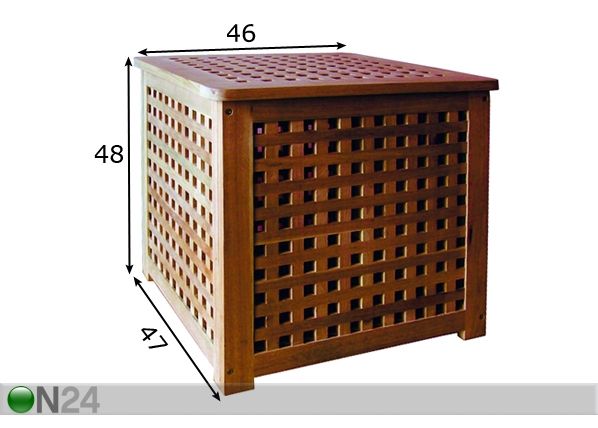 Laatikko WALNUT-2 mitat