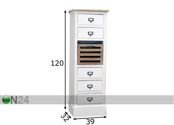 Laatikosto ALSACE -3 mitat