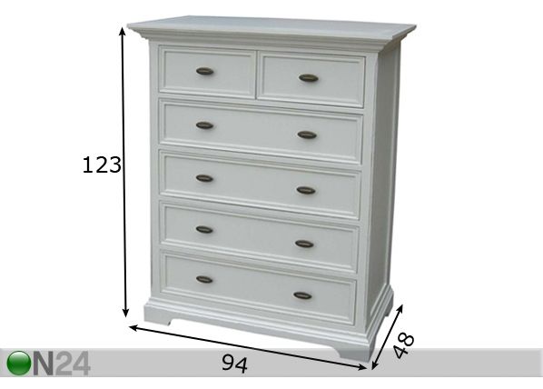 Laatikosto ARISTON -13 mitat