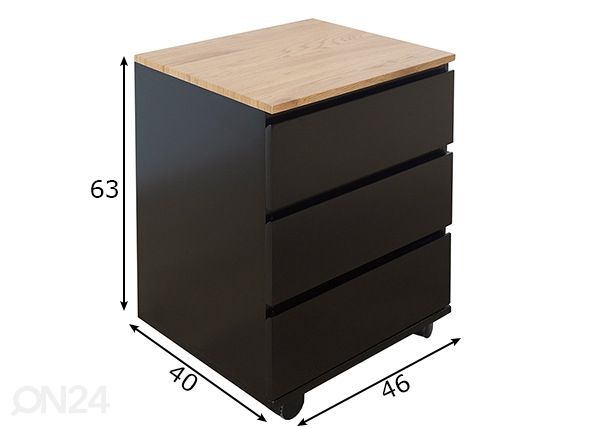 Laatikosto Big Deal mitat