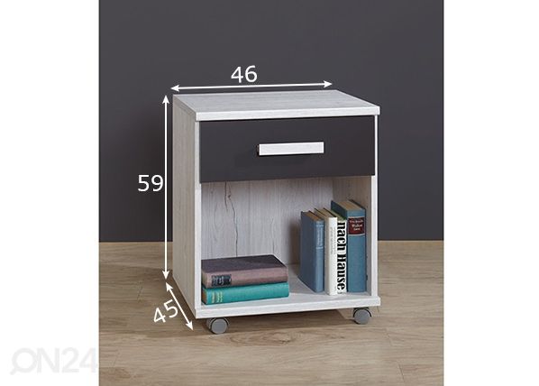 Laatikosto CARIBA mitat