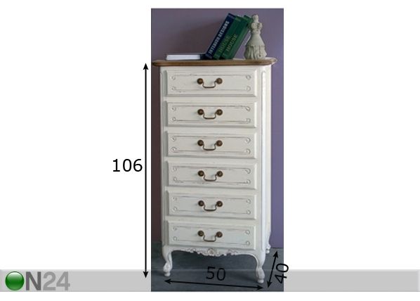 Laatikosto LOUISA -20 mitat