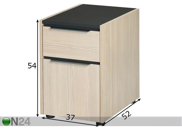 Laatikosto MONEZ mitat