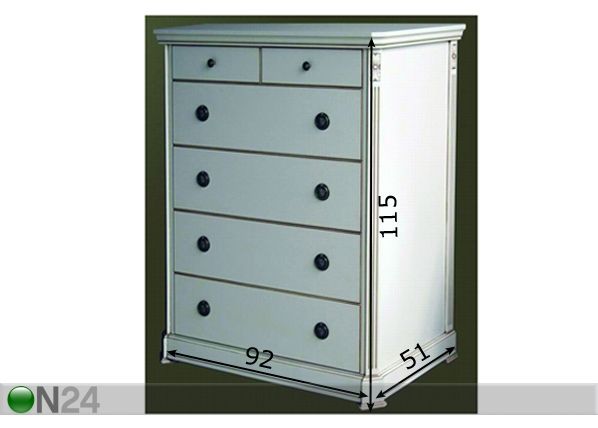 Laatikosto NIZZA -40 mitat