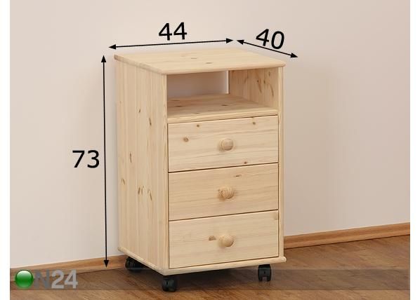 Laatikosto PIA 2 mitat