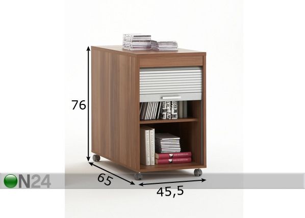 Laatikosto PROFI 77 mitat