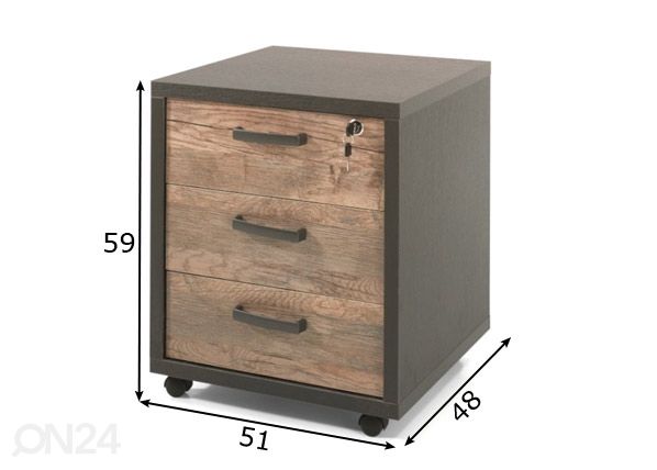 Laatikosto Pronto 4 mitat