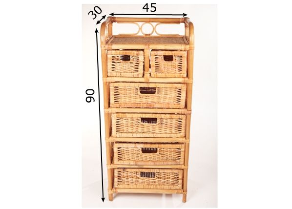 Laatikosto SANNA -3 mitat