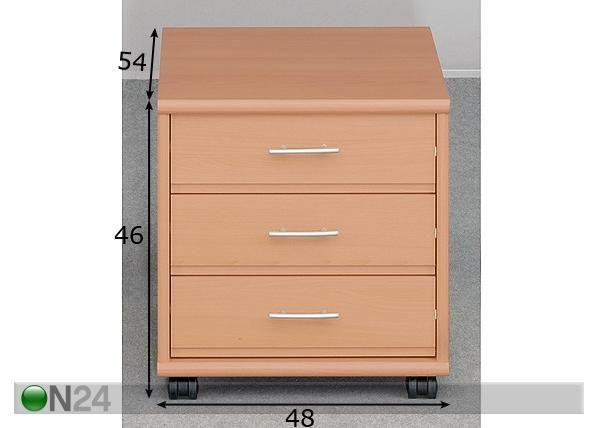 Laatikosto SOFT PLUS mitat