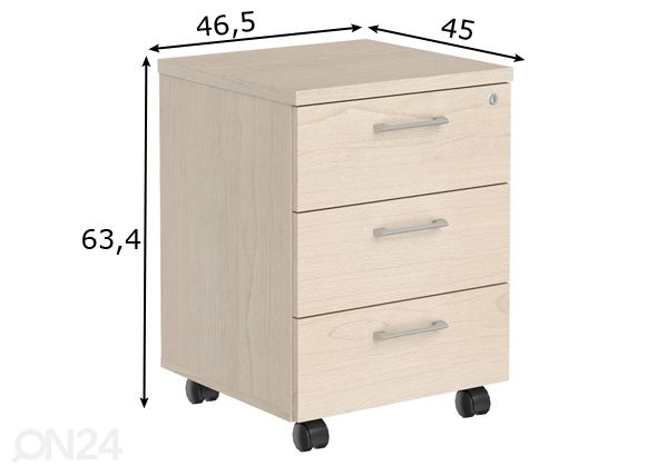 Laatikosto Xten mitat