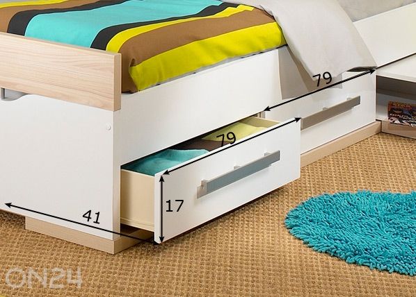 Laatikot TITOUAN 2 kpl mitat