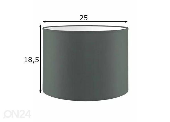 Lampun varjostin Bling ⌀25xh19 cm mitat