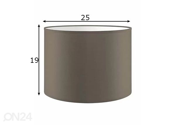 Lampunvarjostin Bling ⌀25xh19 cm mitat