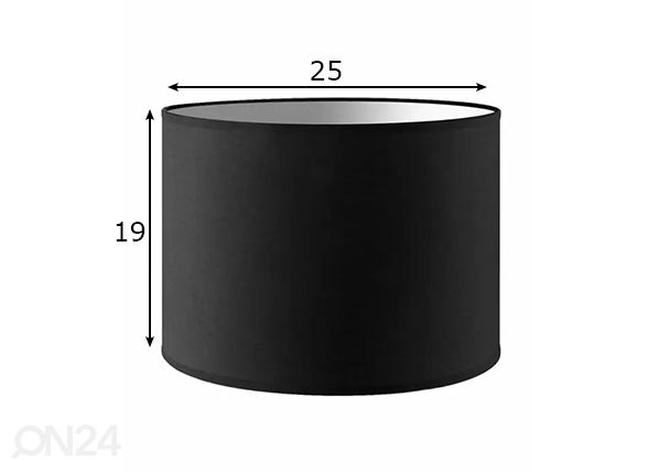 Lampunvarjostin Bling ⌀25xh19 cm mitat