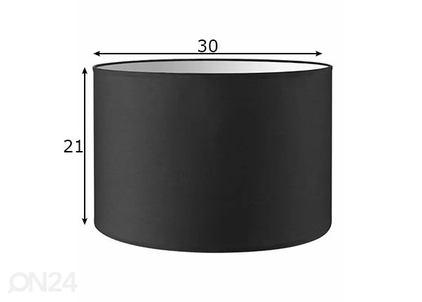 Lampunvarjostin Bling ⌀30xh20 cm mitat