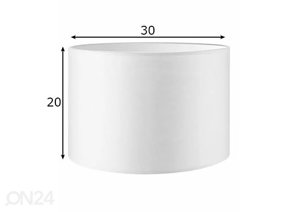 Lampunvarjostin Bling ⌀30xh20 cm mitat