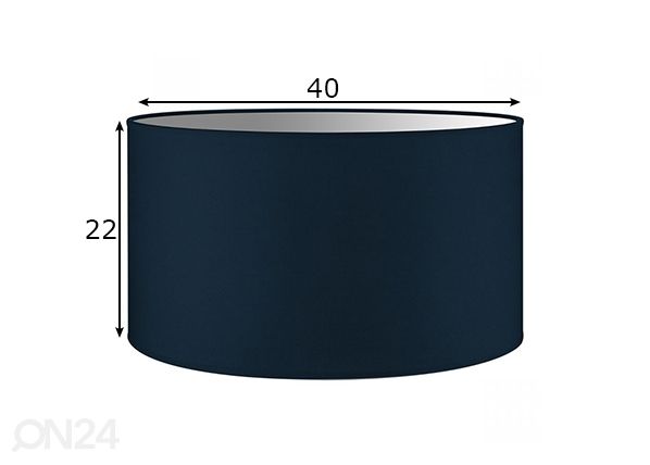 Lampunvarjostin Bling ⌀40xh22 cm mitat