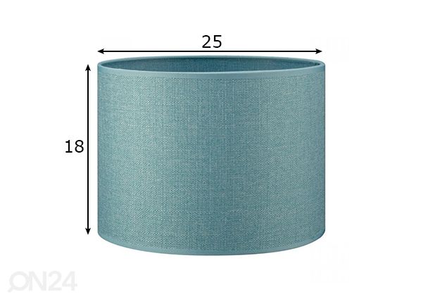 Lampunvarjostin Canvas ⌀25xh18 cm mitat