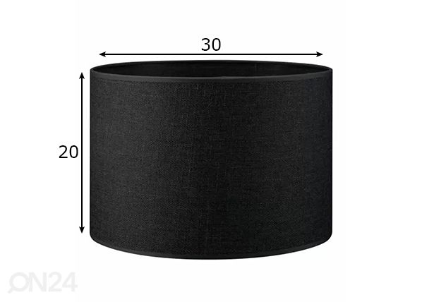 Lampunvarjostin Canvas ⌀30xh20 cm mitat