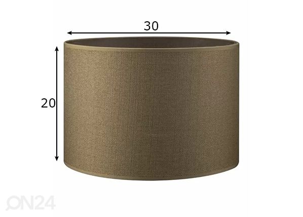 Lampunvarjostin Canvas ⌀30xh20 cm mitat