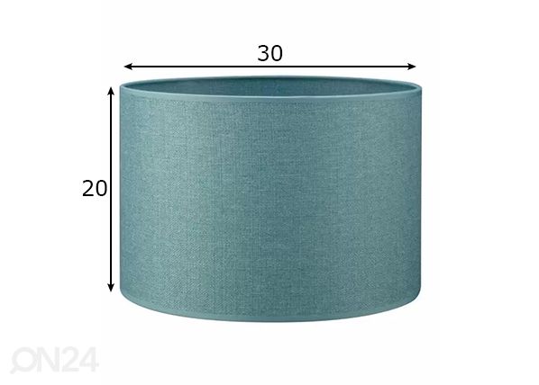 Lampunvarjostin Canvas ⌀30xh20 cm mitat