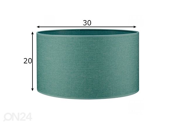 Lampunvarjostin Canvas ⌀30xh20 cm mitat