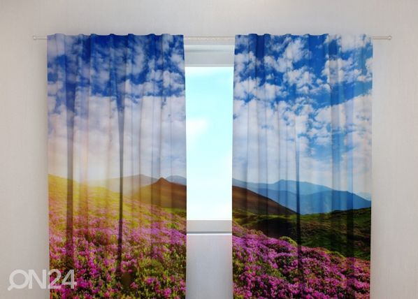 Läpinäkyvä verho FLOWER 3, 240x220 cm