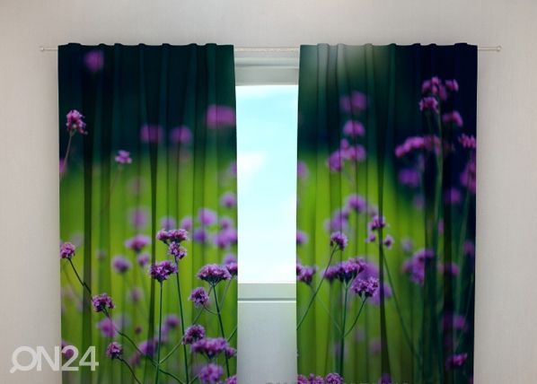 Läpinäkyvä verho FLOWER 5, 240x220 cm