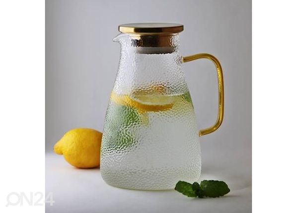 Lasikannu kannella Golden 2 L