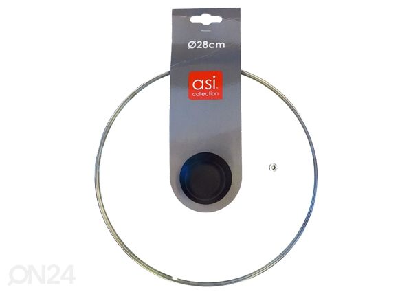 Lasikansi Ø28 cm pannuun
