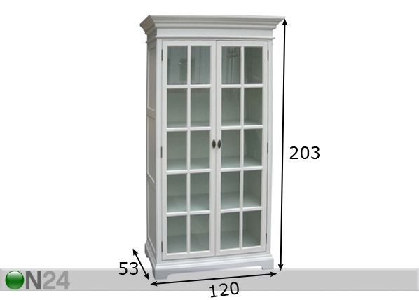 Lasivitriini ARISTON -01 mitat