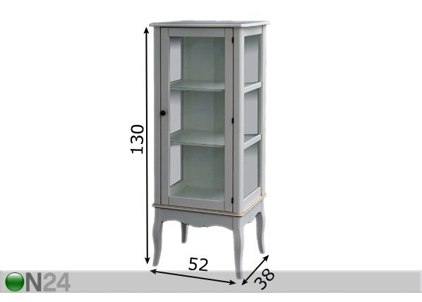 Lasivitriini ELISABETH -17 mitat