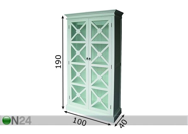 Lasivitriini NORDIC -08 mitat