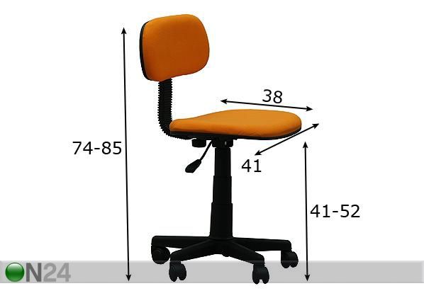 Lasten kirjoitustuoli BASIC mitat