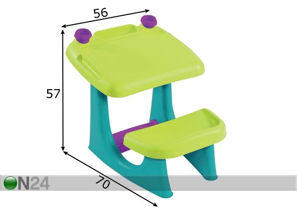 Lasten leikkipöytä KETER SIT & DRAW mitat