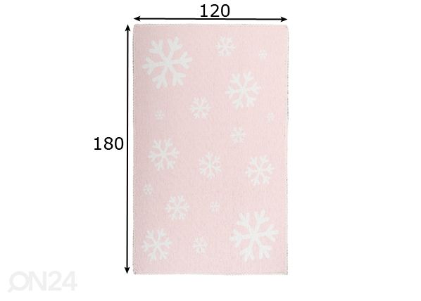 Lasten matto 120x180 cm mitat