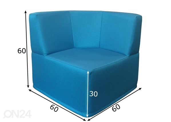Lasten nojatuoli Savona 60 mitat