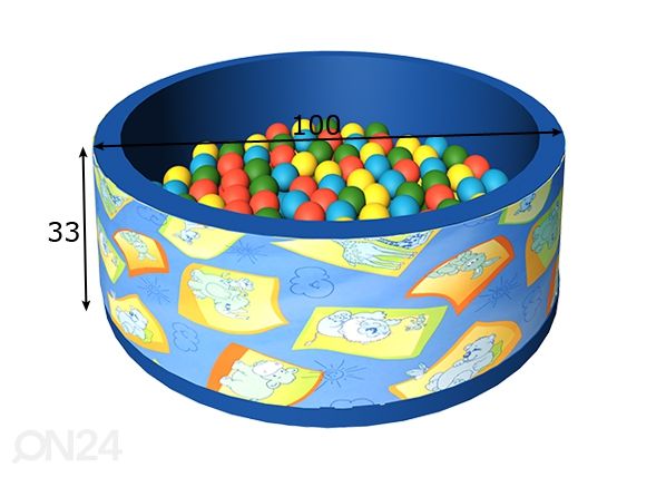 Lasten pallomeri mitat