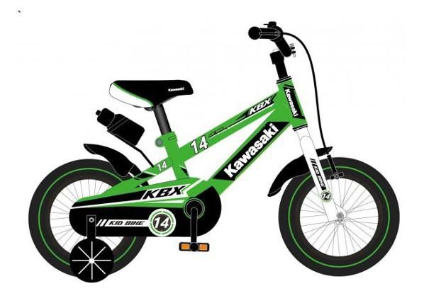 Lasten polkupyörä Kawasaki 14 tuumaa