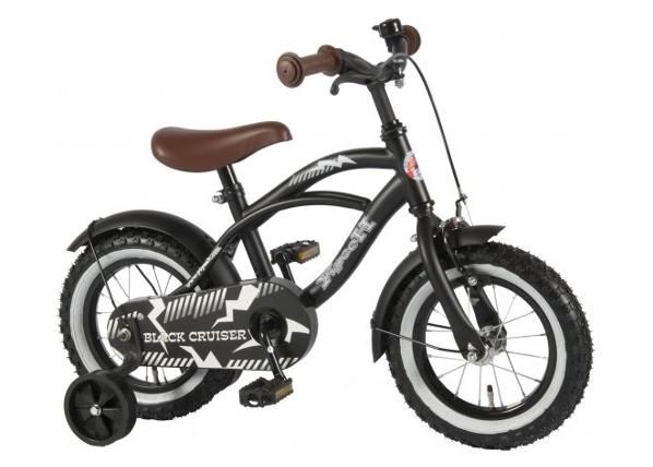 Lasten polkupyörä Yipeeh musta Cruiser 12" Volare