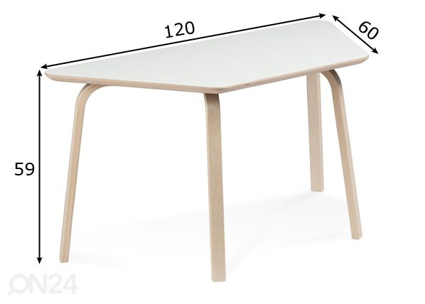 Lasten pöytä Tommy mitat