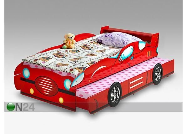 Lasten sänky RALLIAUTO+patjat