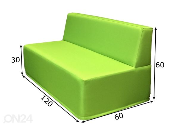Lasten sohva Torino 120 mitat