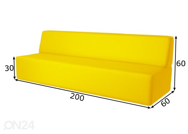 Lasten sohva Torino 200 mitat