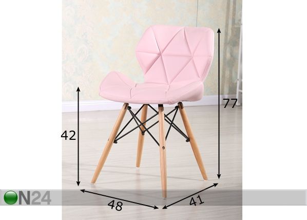 Lasten tuoli Diamond mitat