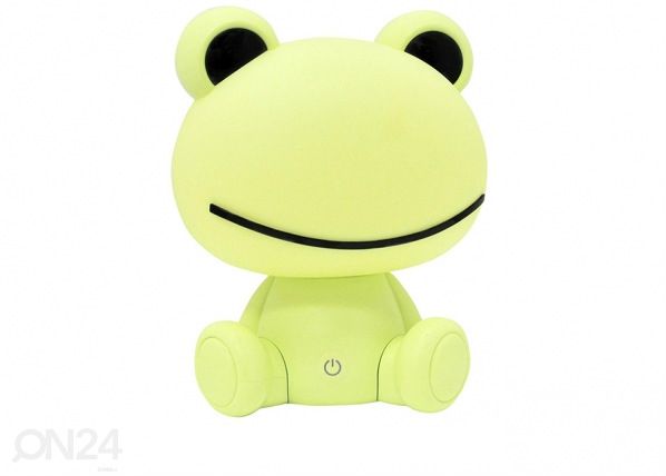 Lasten yölamppu Frog LED, vihreä