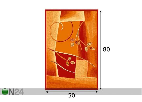 Lastenhuoneen matto GALA 50X80 CM mitat