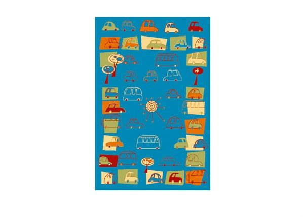 Lastenhuoneen matto TRAFFIC 300x400 cm