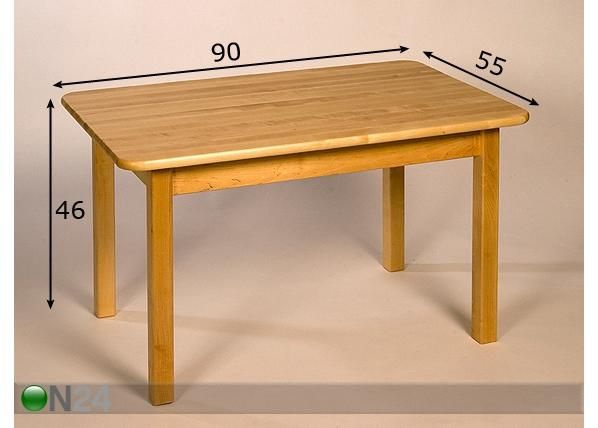 Lastenpöytä 46 cm mitat
