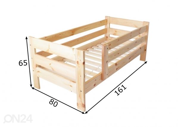 Lastensänky 70x155 cm mitat